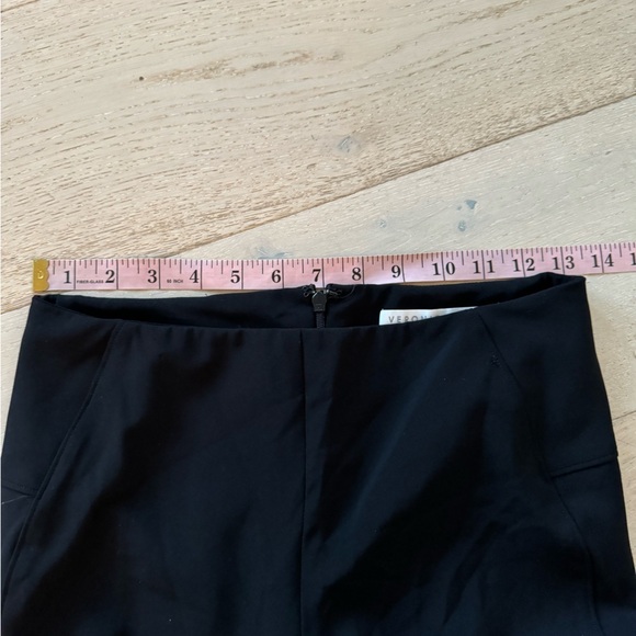 Veronica Beard ZIP BACK SCUBA PANT side 2 NAVY - Picture 10 of 12